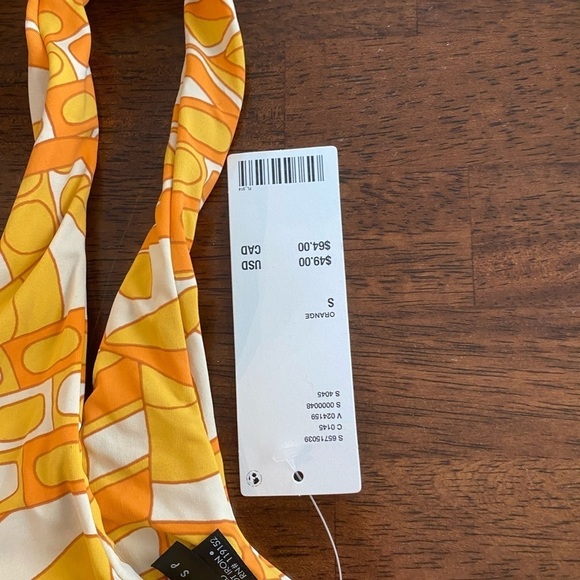 Urban outfitters out from under retro print bikini top - Picture 2 of 3